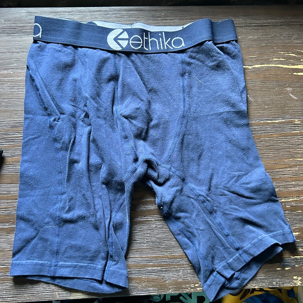 ETHIKA Boxer trunks. Excellent condition, size small low thigh length